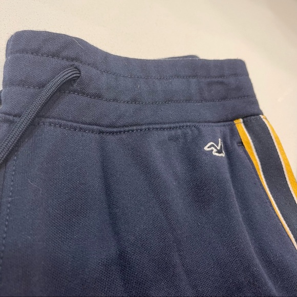 EUC HOLLISTER Navy Blue Yellow Striped Athleisure Pants XS - Picture 5 of 5